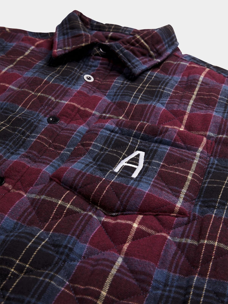 Archive Men's Check Burgundy Shacket