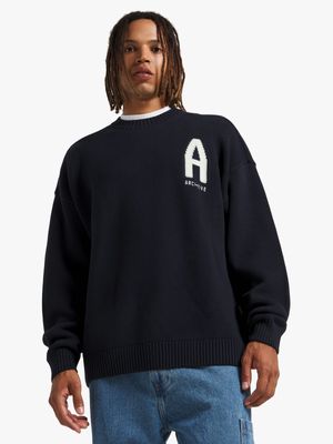 Archive Men's Knitwear Navy Pullover