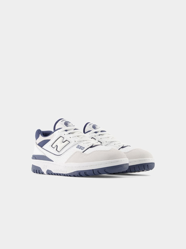 New Balance Men's 550 White/Blue Sneaker